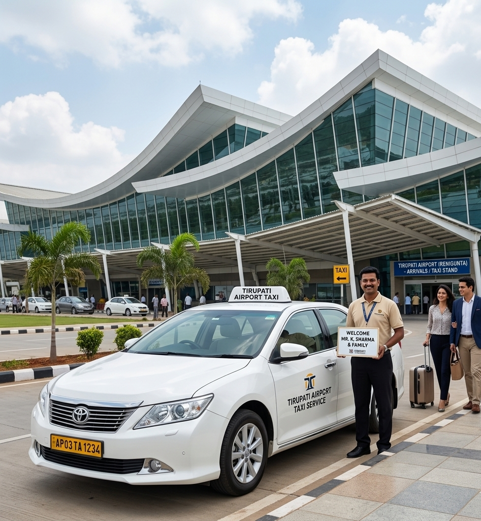 cabs to airport in tirupati.